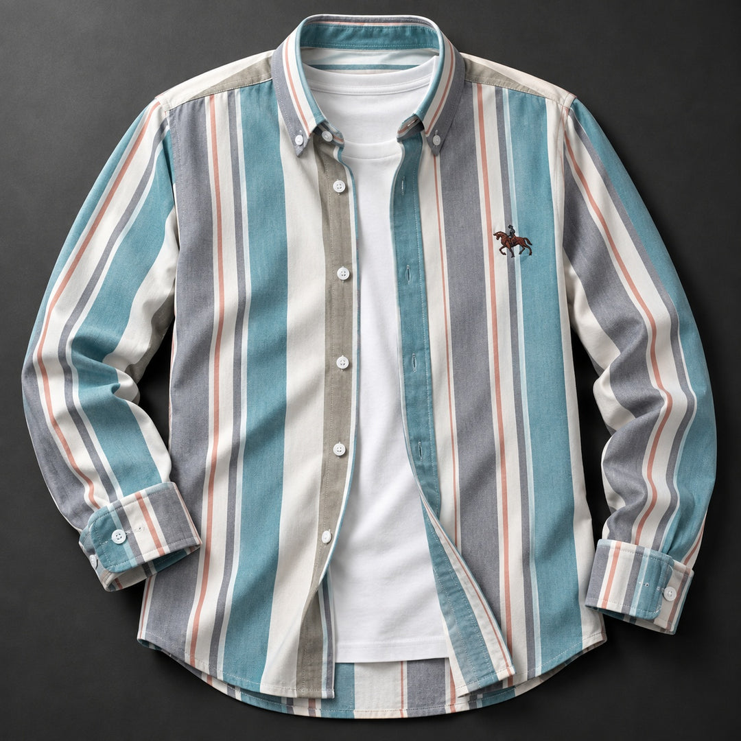 Racecourse Striped Oxford Shirt — ce_soul_s1_01