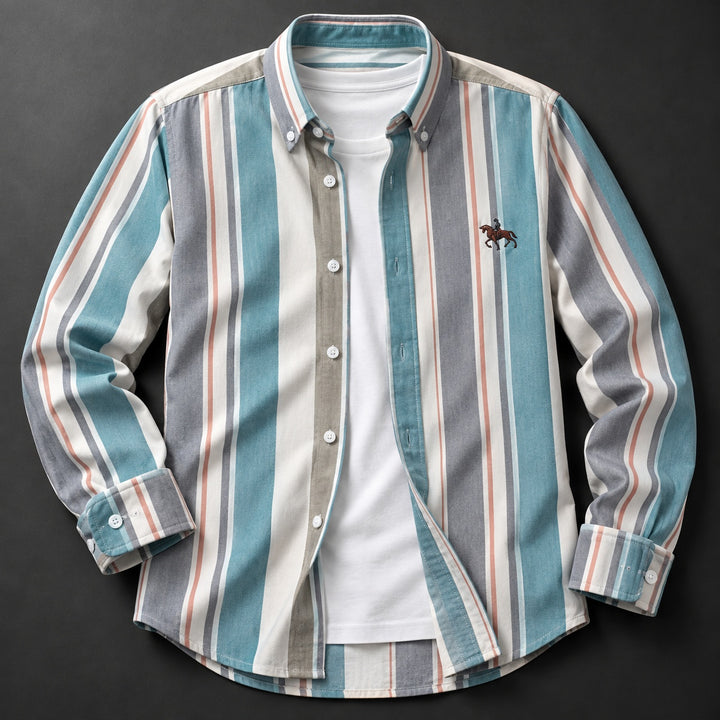 Racecourse Striped Oxford Shirt — ce_soul_s1_01