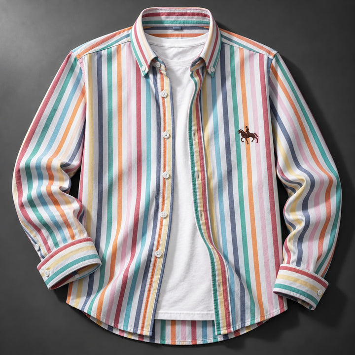 Racecourse Striped Oxford Shirt — ce_soul_s1_01