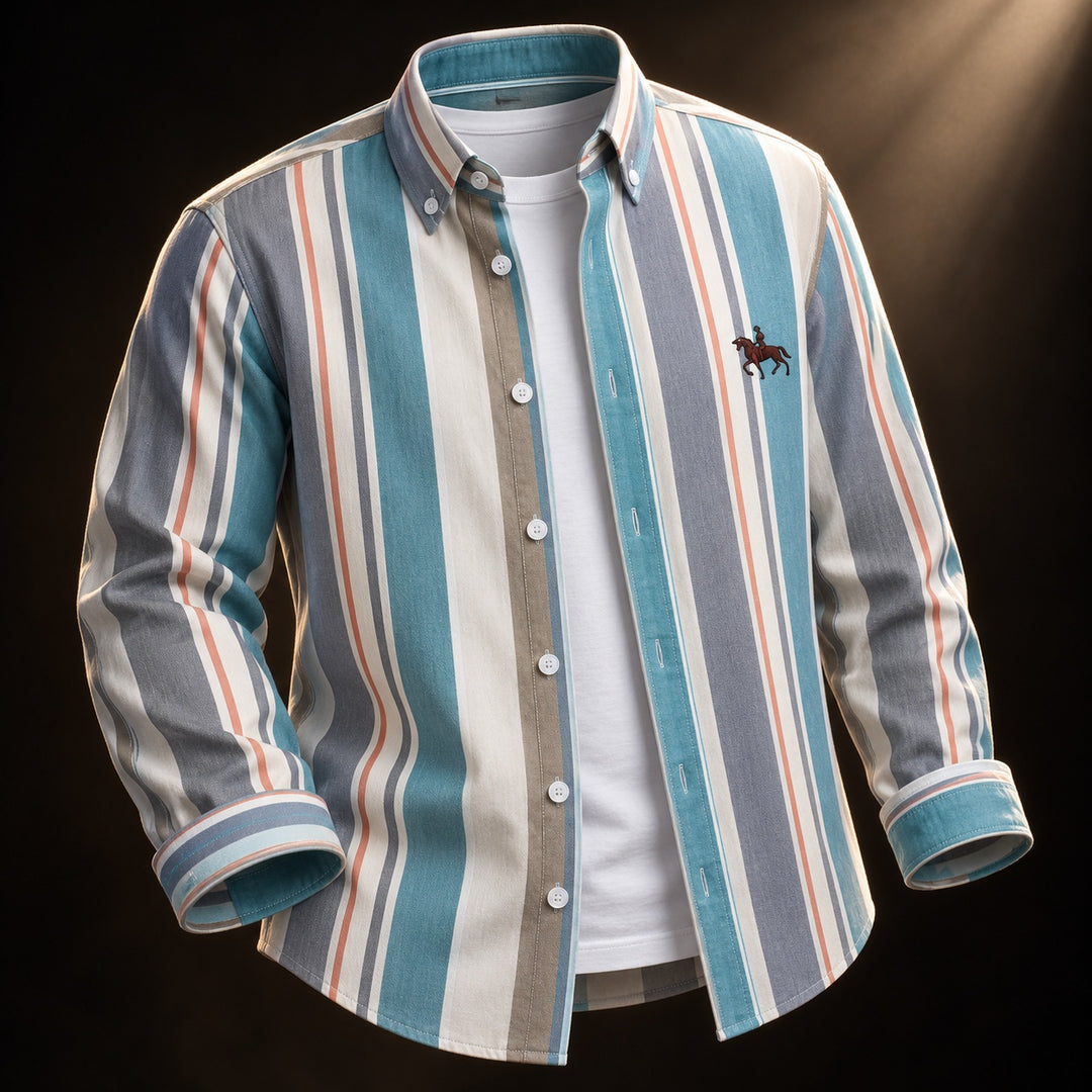 Racecourse Striped Oxford Shirt — ce_soul_s3_01