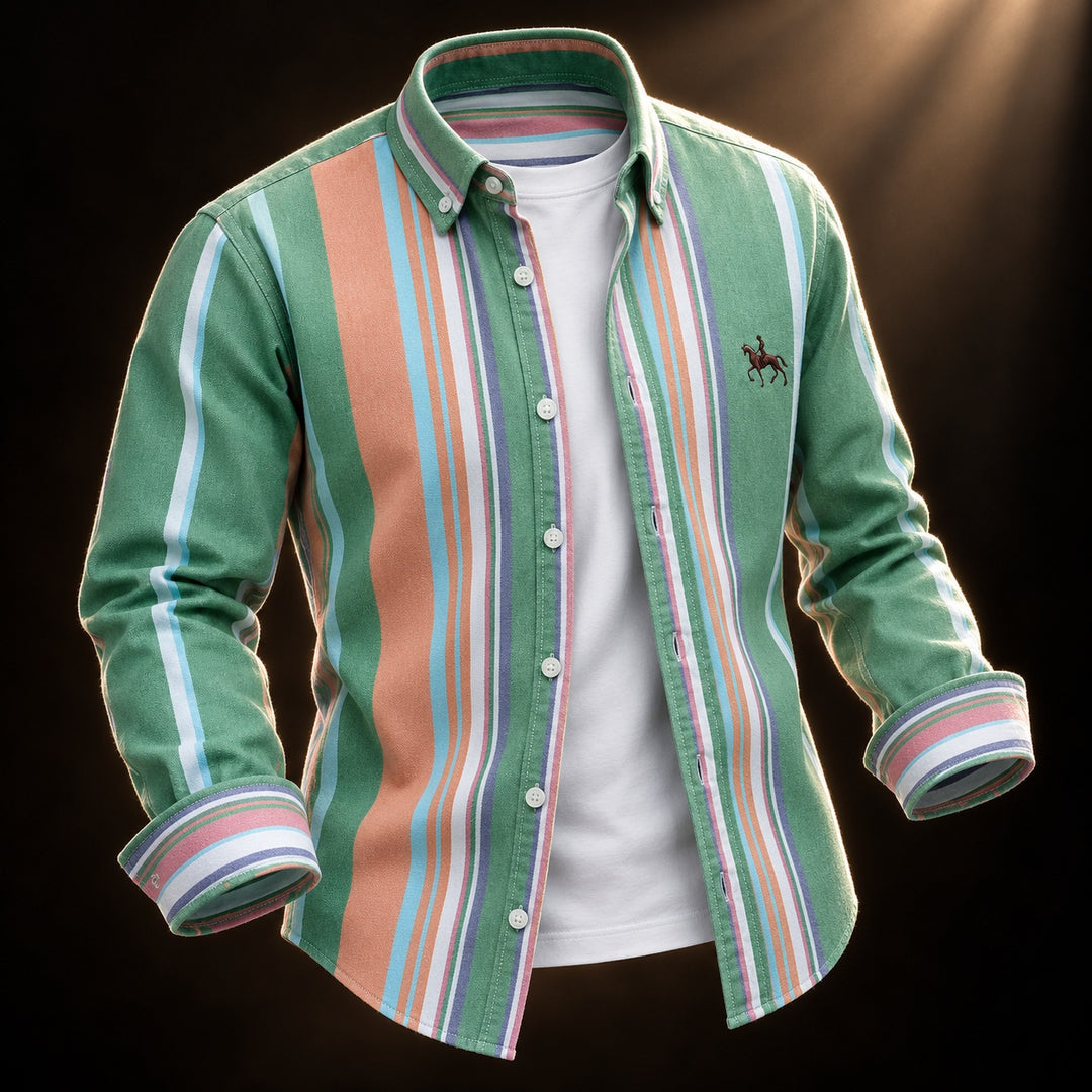 Racecourse Striped Oxford Shirt — ce_soul_s3_01