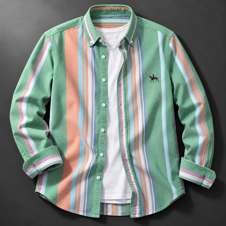 Racecourse Striped Oxford Shirt — ce_soul_s1_01