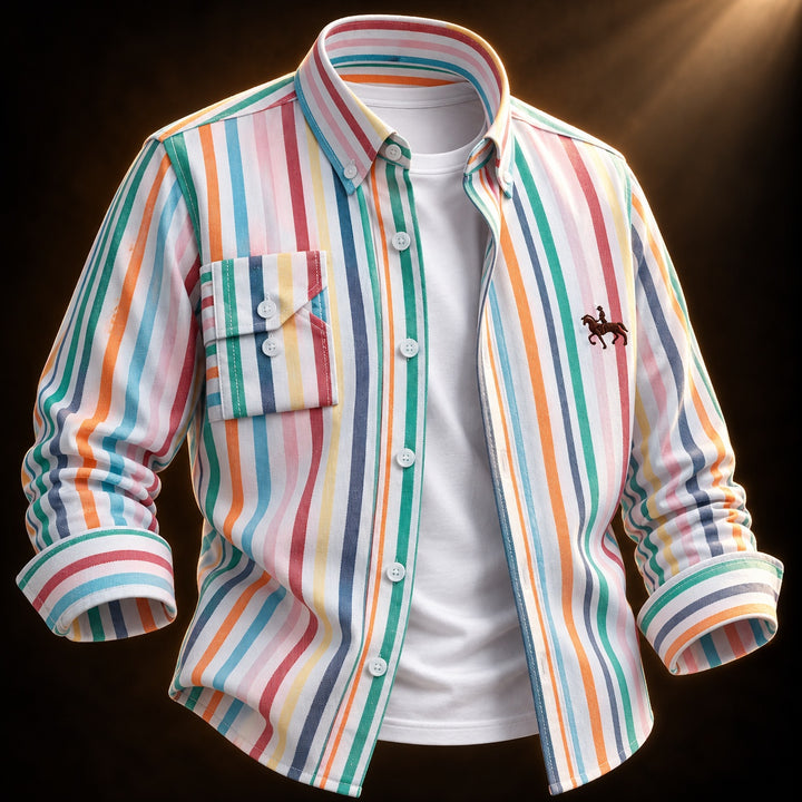 Racecourse Striped Oxford Shirt — ce_soul_s3_01