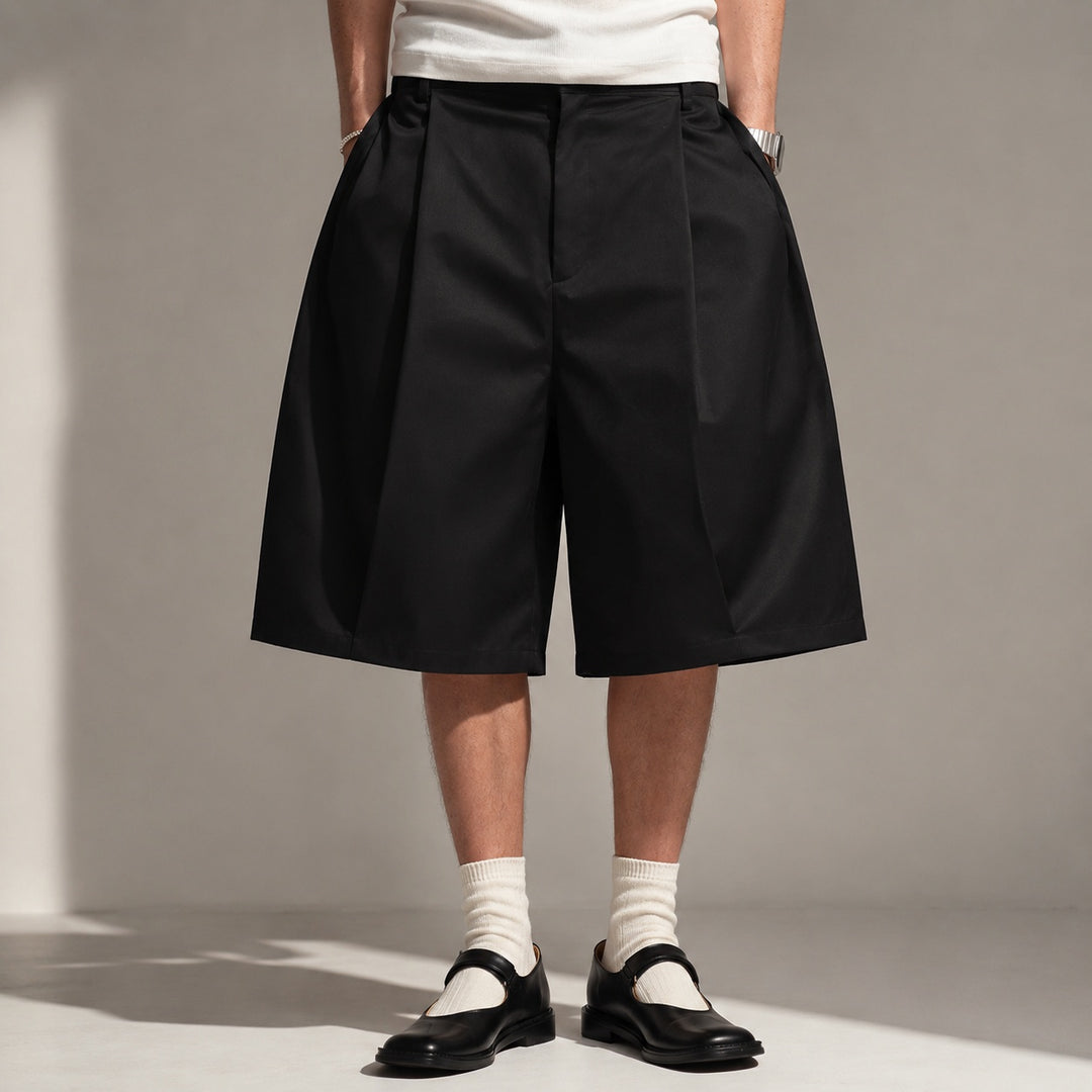 Saiko Pleated Wide-Leg Shorts — ce_metastatic_05