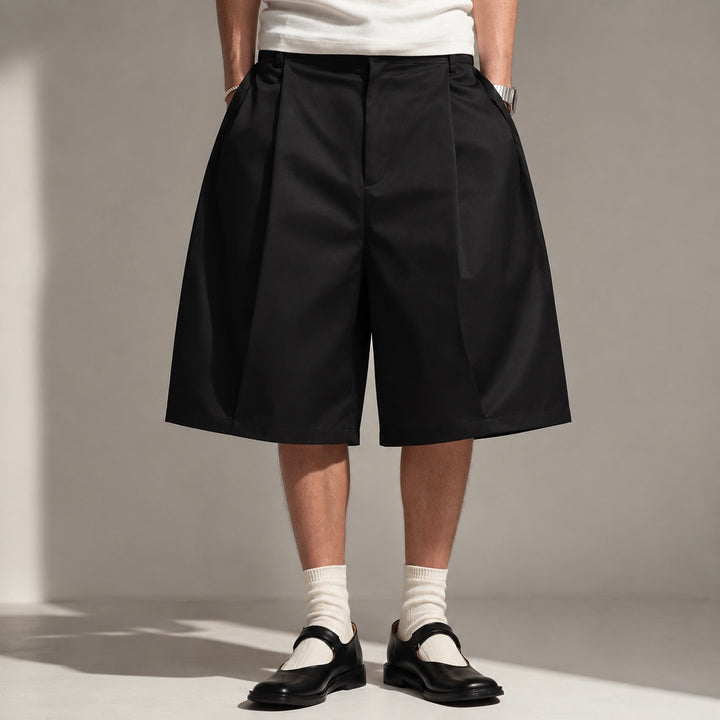 Saiko Pleated Wide-Leg Shorts — ce_metastatic_05