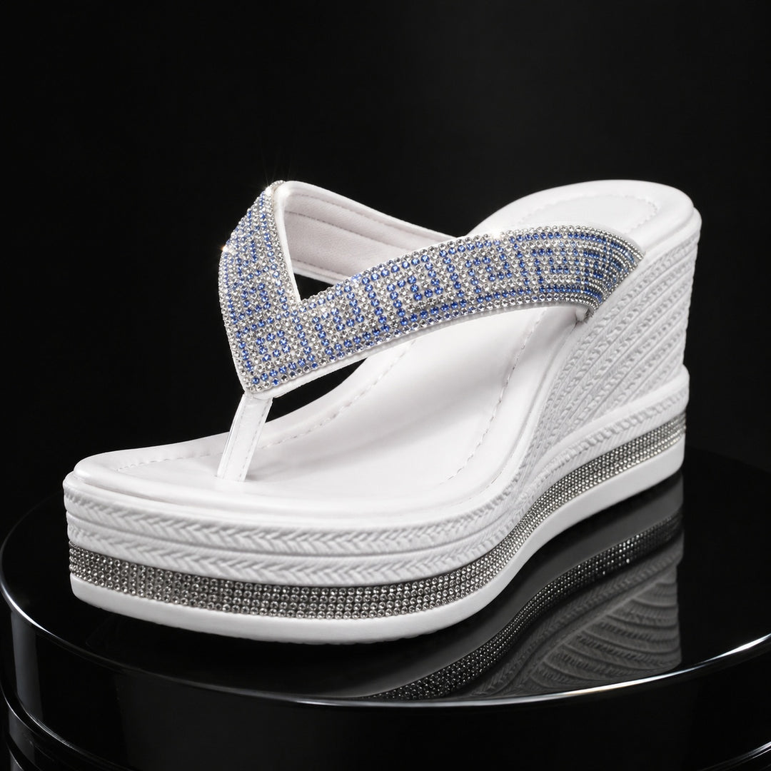 Scintilla Rhinestone Wedge Flip-Flops — ce_metastatic_02