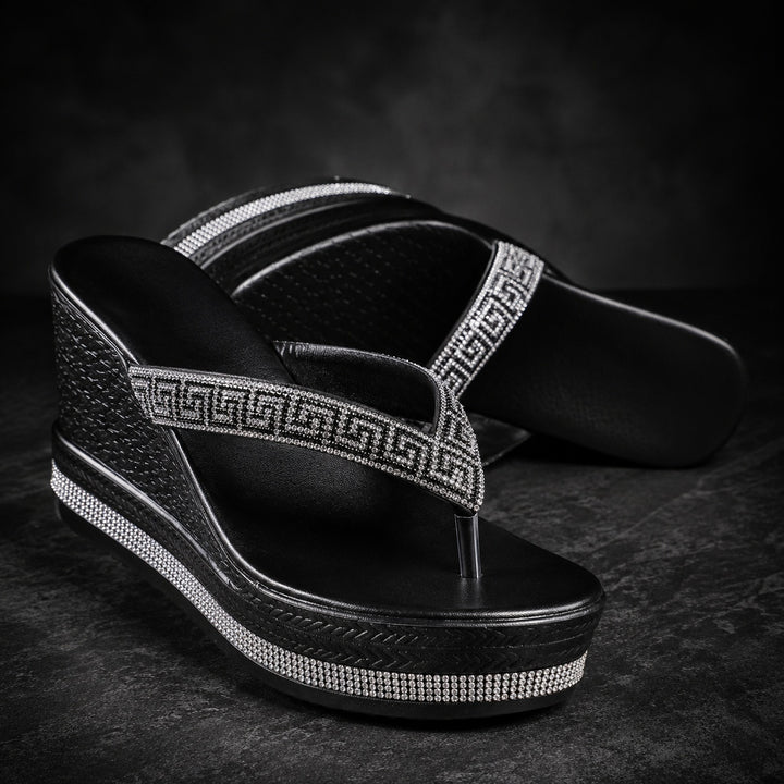 Scintilla Rhinestone Wedge Flip-Flops — ce_metastatic_03