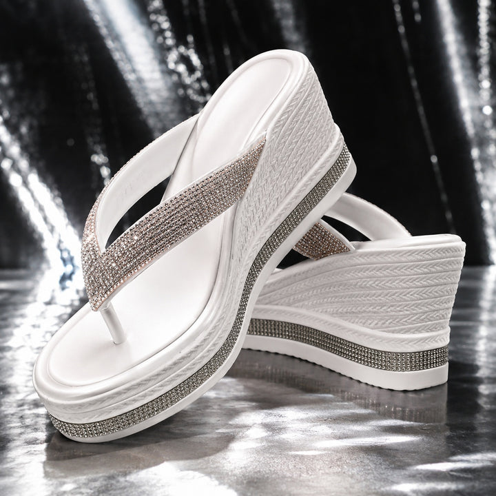 Scintilla Rhinestone Wedge Flip-Flops — ce_metastatic_05