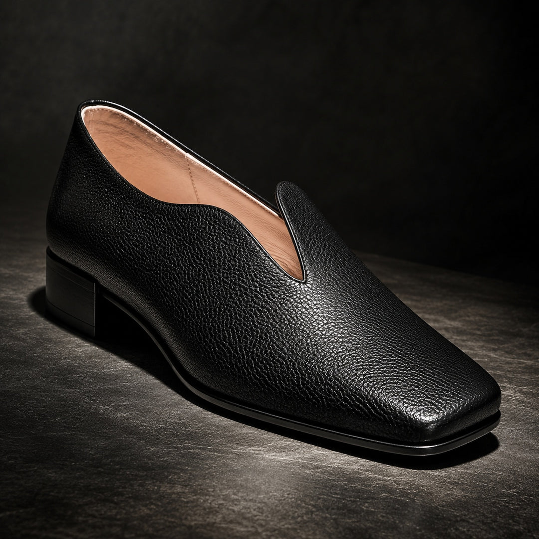 Semplicita Square-Toe Slip-On Loafers — ce_metastatic_03