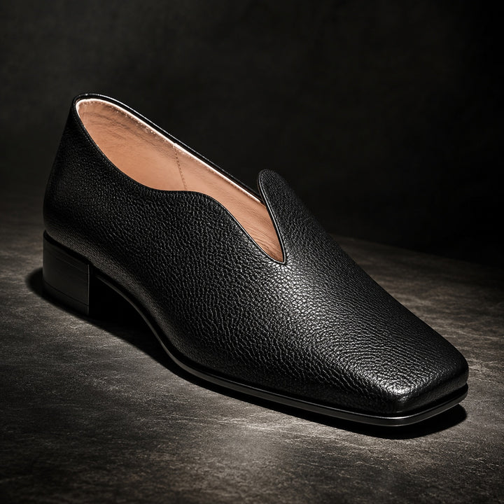 Semplicita Square-Toe Slip-On Loafers — ce_metastatic_03