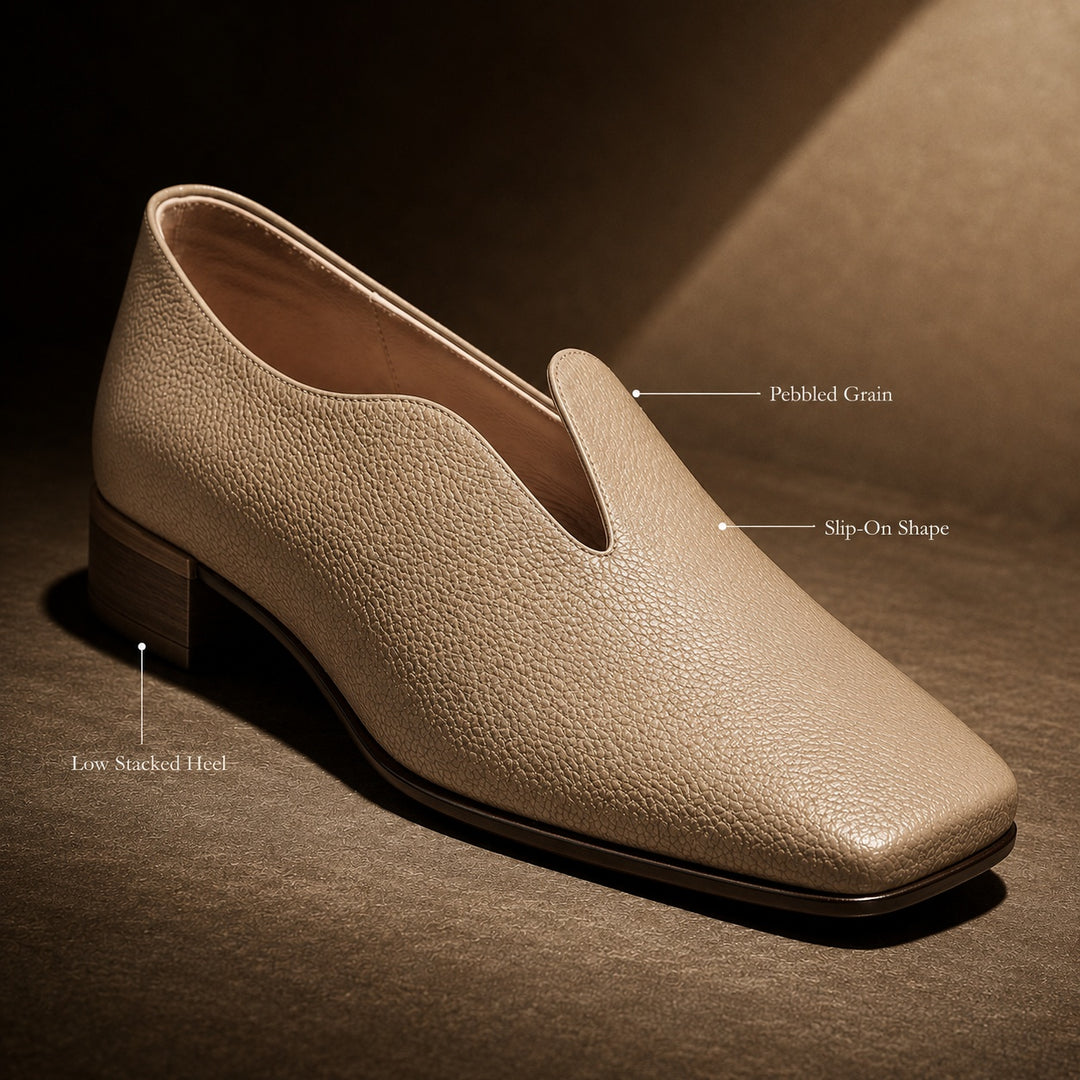 Semplicita Square-Toe Slip-On Loafers — ce_metastatic_05