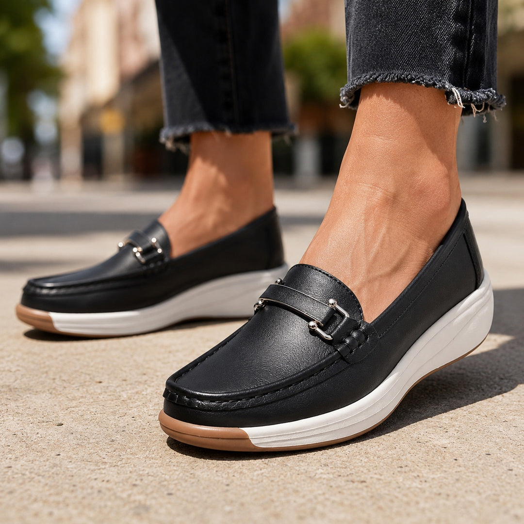 Signorina Buckle Leather Loafers — ce_brooklyn_s1_01
