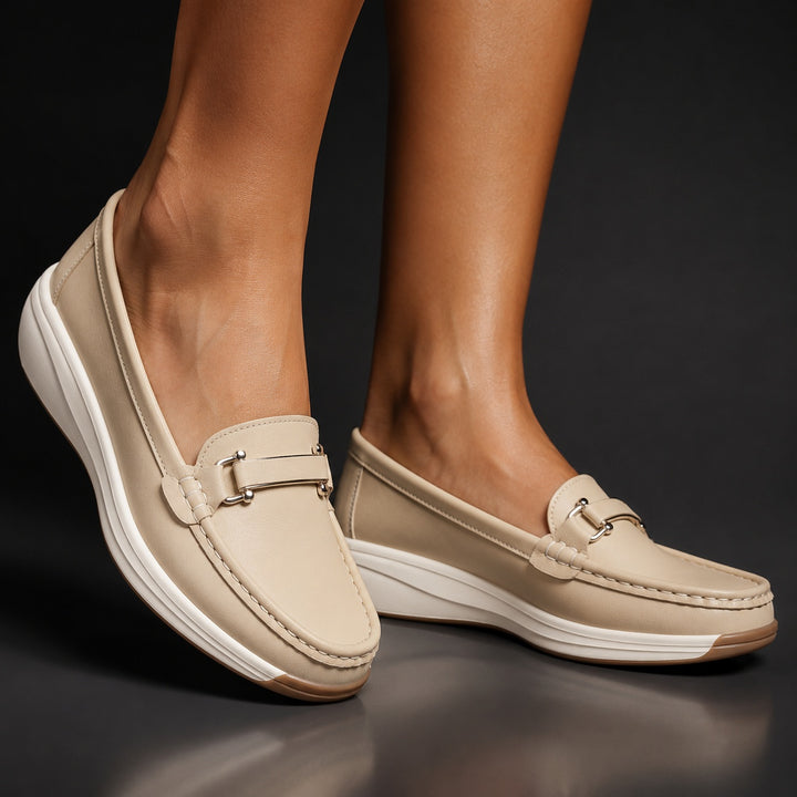Signorina Buckle Leather Loafers — ce_brooklyn_s3_01