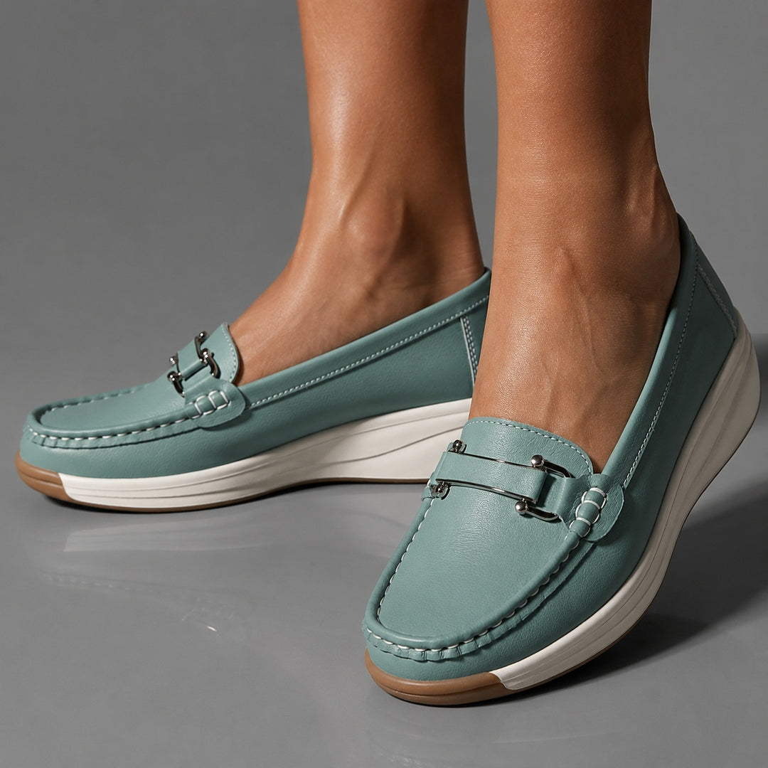 Signorina Buckle Leather Loafers — ce_brooklyn_s3_01