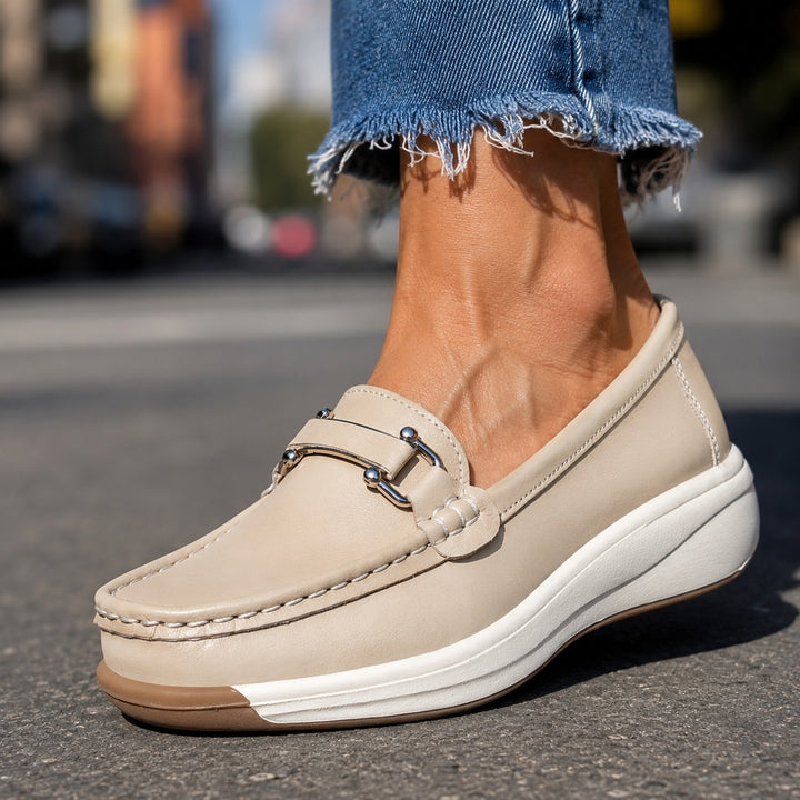 Signorina Buckle Leather Loafers — ce_brooklyn_s2_01