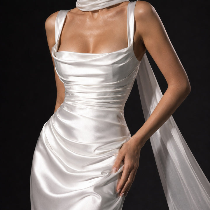 Sirena Draped Satin Maxi Dress — ce_studio_01
