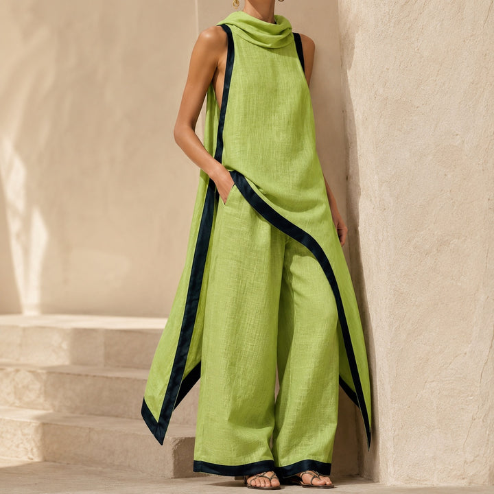 Sirocco Contrast-Trim Sleeveless Set — ce_metastatic_01