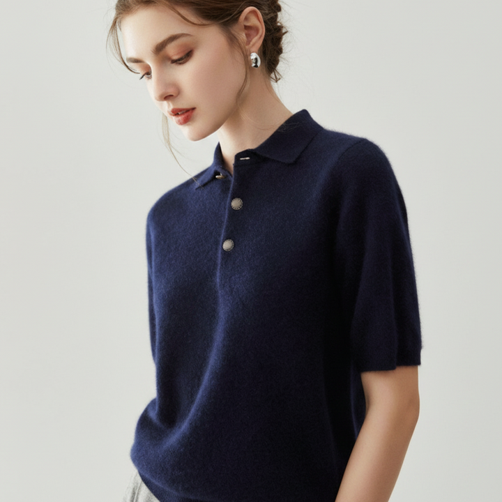Claudette Cashmere Polo