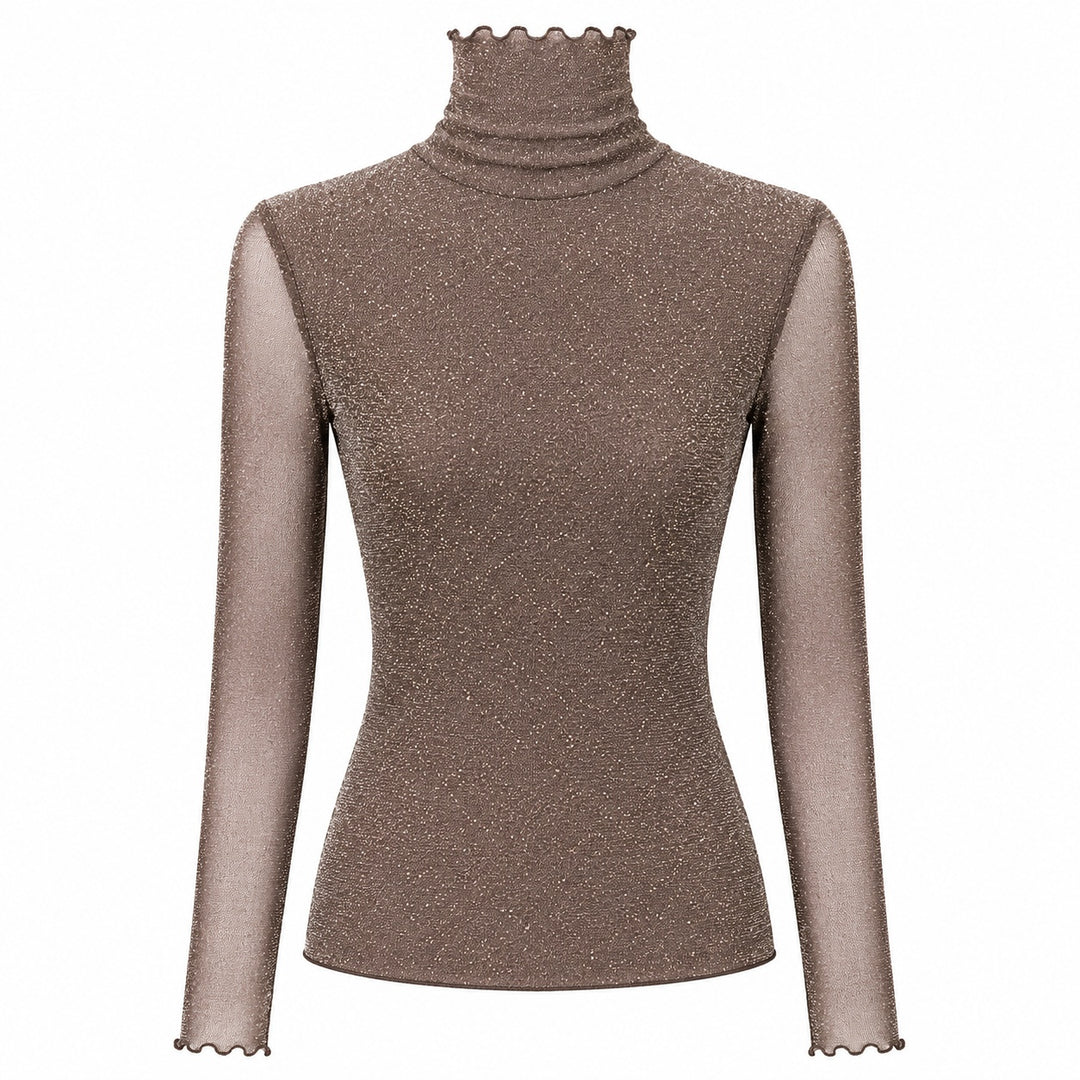 Stellina Sheer Turtleneck Top — ce_wb_01