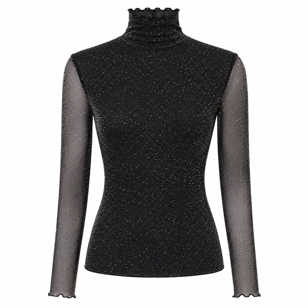 Stellina Sheer Turtleneck Top — ce_wb_01