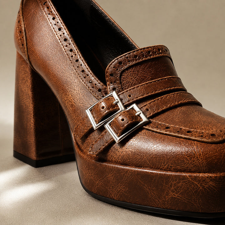 Traforata Double-Buckle Platform Loafers — ce_metastatic_06