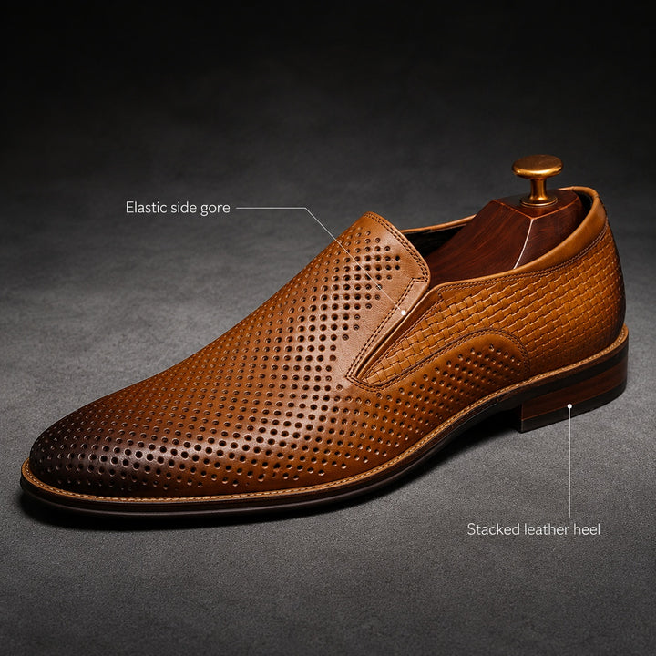 Traforato Perforated Leather Loafers