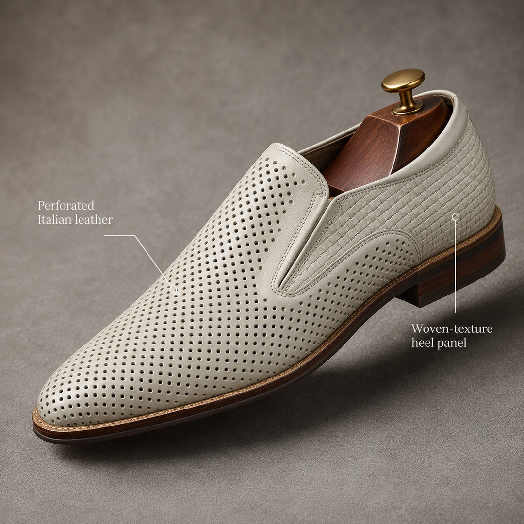 Traforato Perforated Leather Loafers