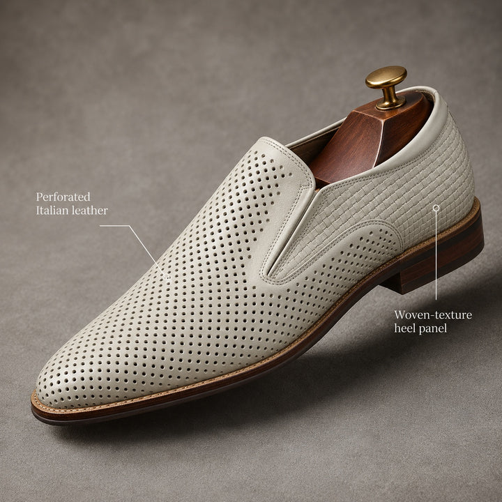 Traforato Perforated Leather Loafers