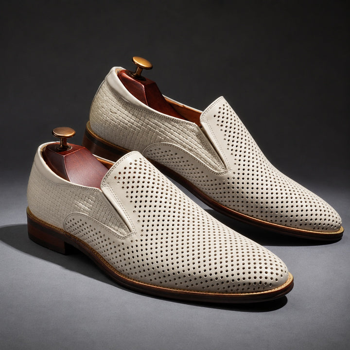 Traforato Perforated Leather Loafers