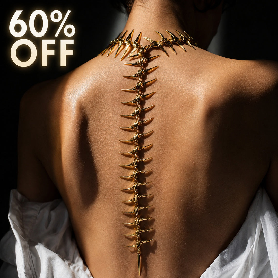 Vertebra Spiked Back Chain Necklace — ce_metastatic_05
