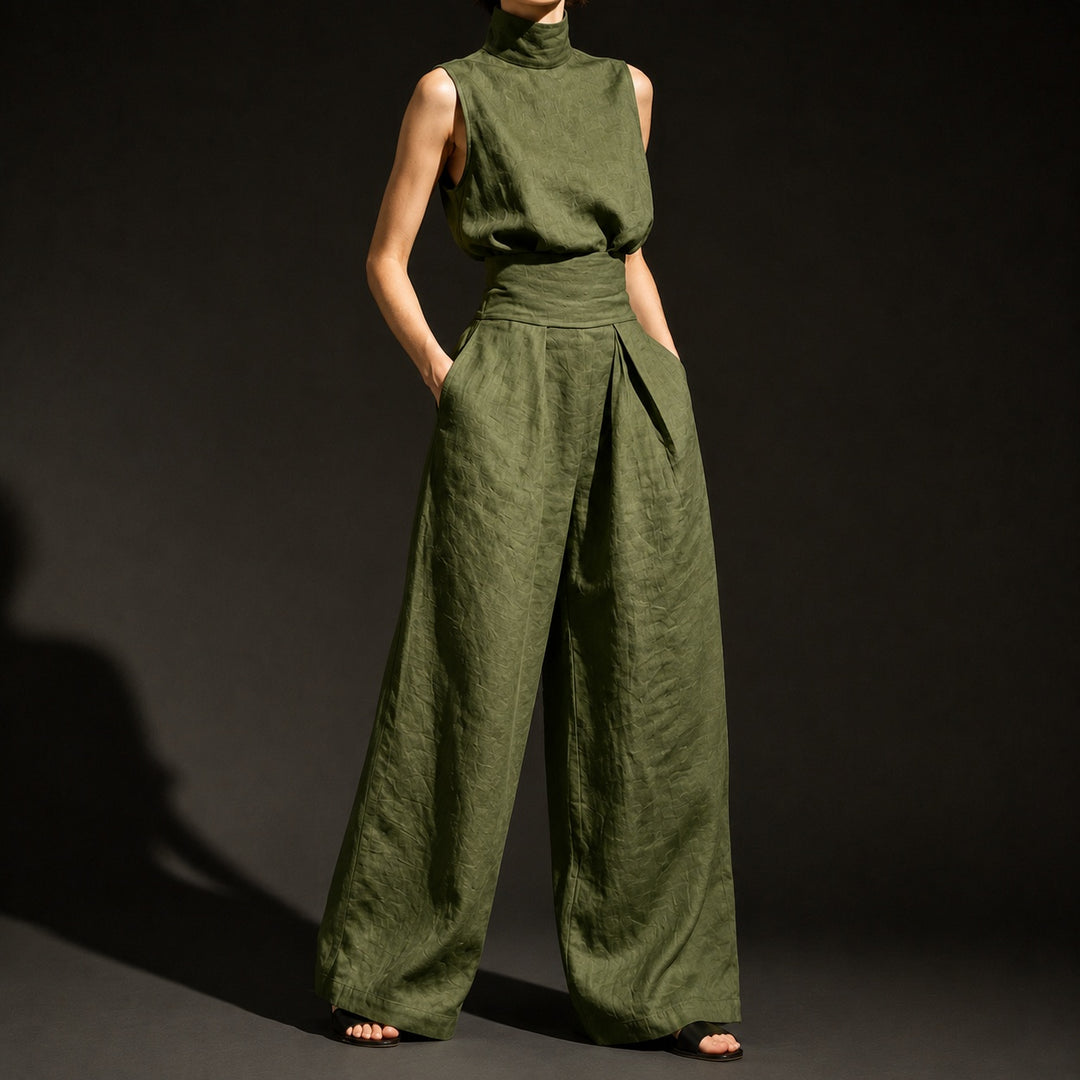 Vestale High-Neck Linen Set — ce_studio_01