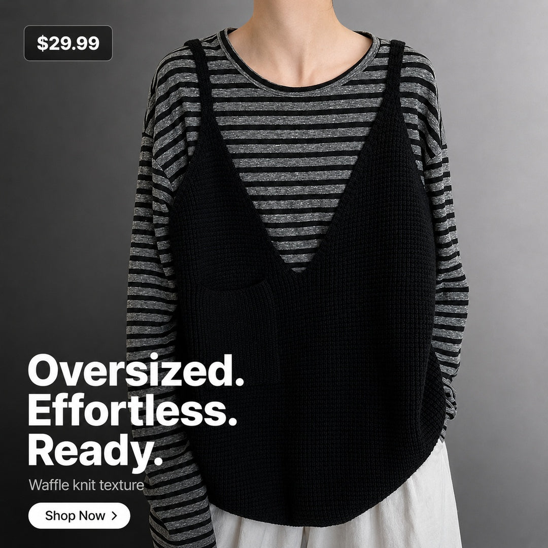 Waffleknit Slouch Vest — ce_metastatic_02