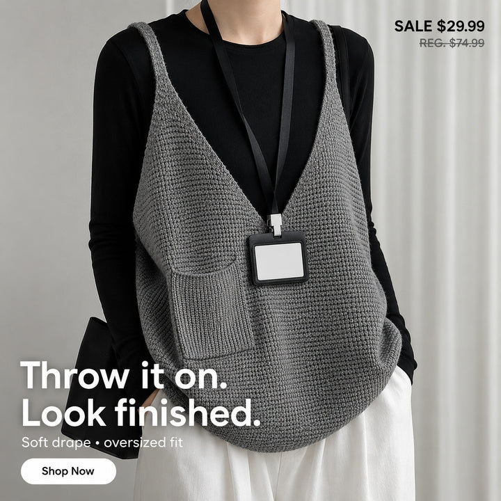 Waffleknit Slouch Vest — ce_metastatic_07