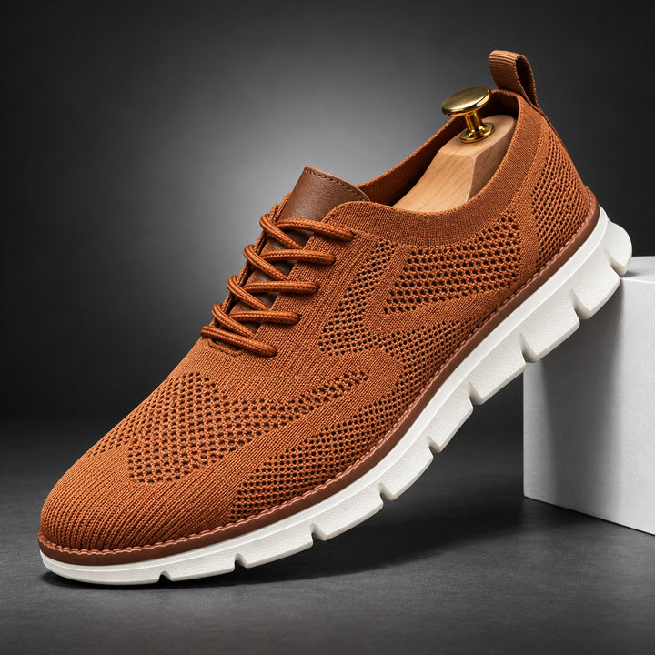 Wingtip Knit Sneakers — ce_angle_01