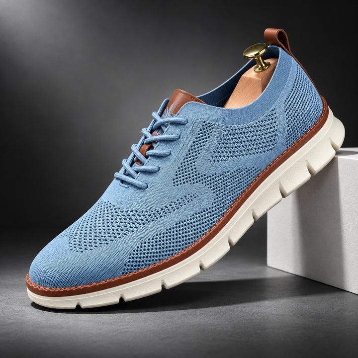 Wingtip Knit Sneakers — ce_angle_01